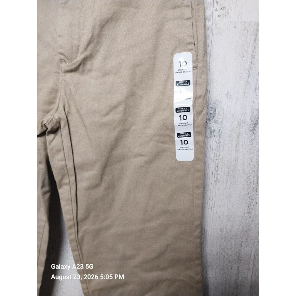 Children's Place Beige Chino Pants Size 10